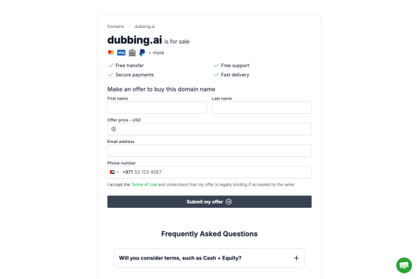 Dubbing AI screenshot 1
