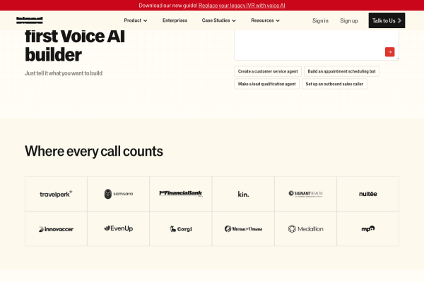Bland AI screenshot 1