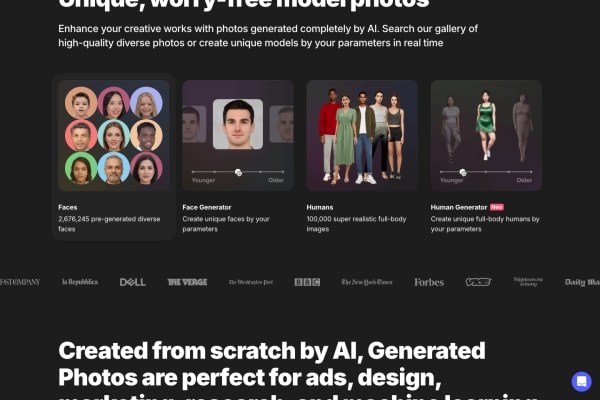 Generated Photos screenshot 1