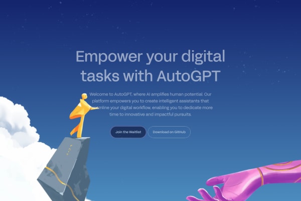 AutoGPT screenshot 1