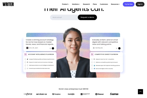 Writer.com screenshot 1