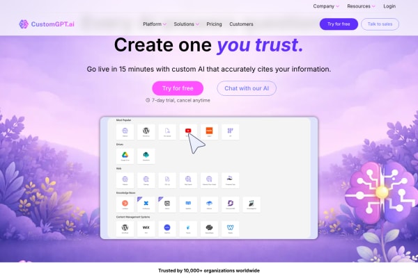 CustomGPT screenshot 1