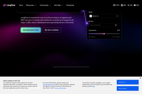 Langflow screenshot 1