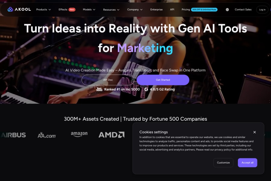 AKOOL — Video AI tool screenshot