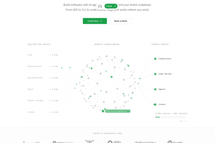 Augment Code — Code AI tool screenshot