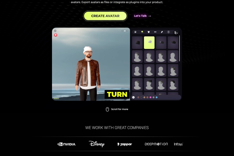 Avaturn — 3D AI tool screenshot