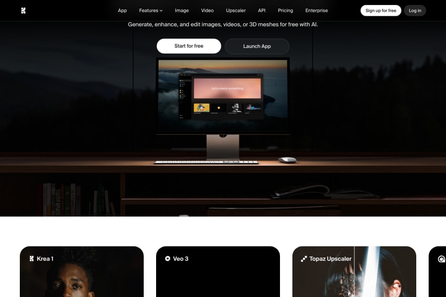 Krea — Image AI tool screenshot