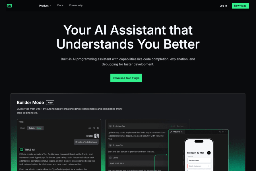 MarsCode — Code AI tool screenshot
