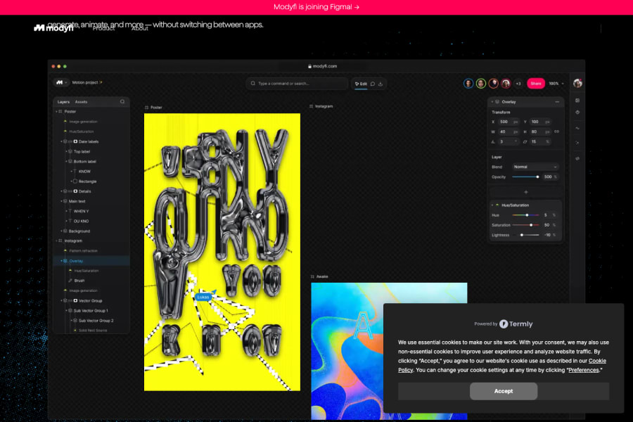 Modyfi — Image AI tool screenshot