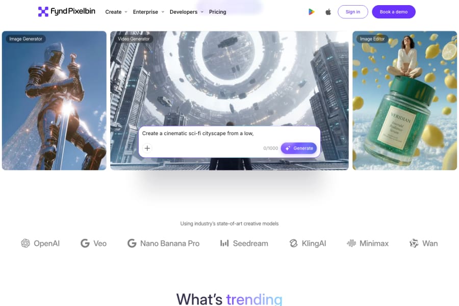PixelBin — Image AI tool screenshot