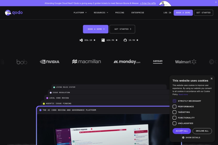 Qodo Gen — Code AI tool screenshot