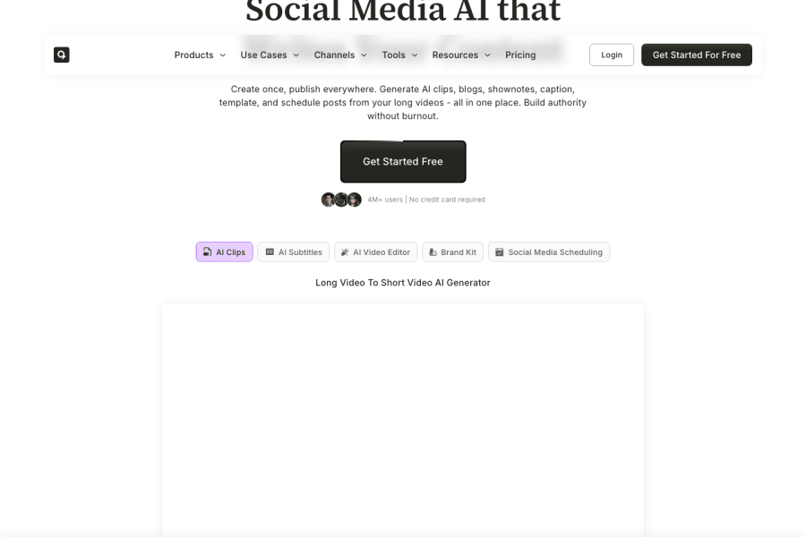 Quso.ai — Video AI tool screenshot