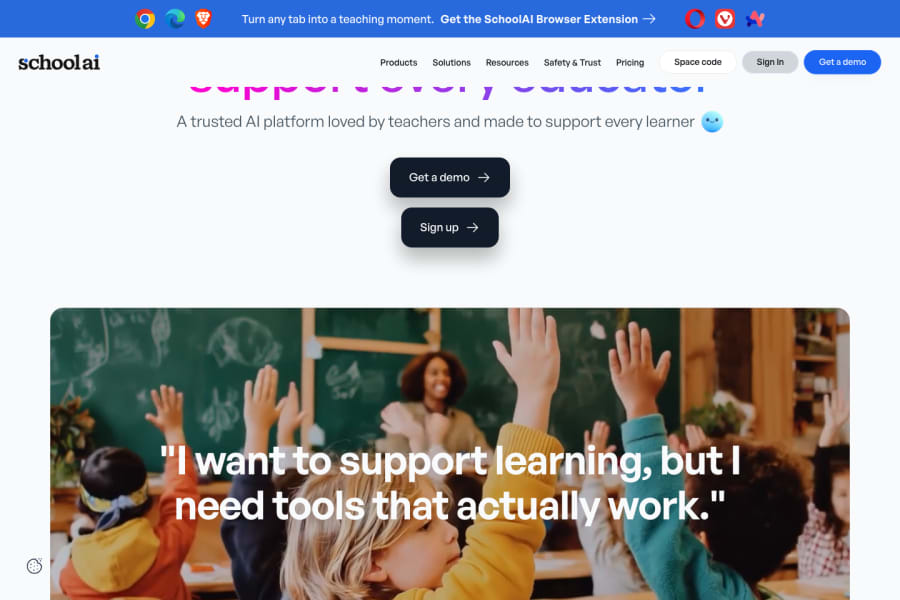 SchoolAI — Other AI tool screenshot