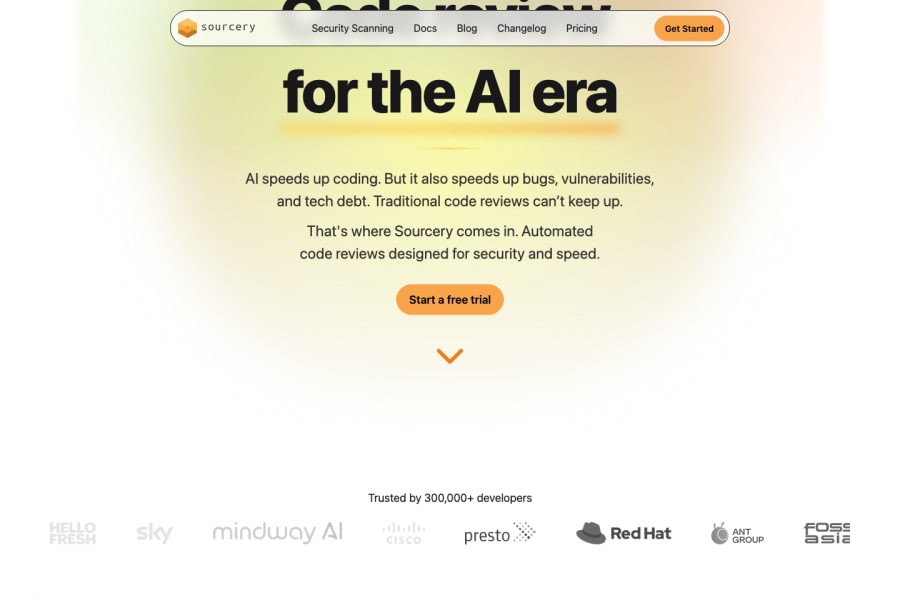 Sourcery — Code AI tool screenshot
