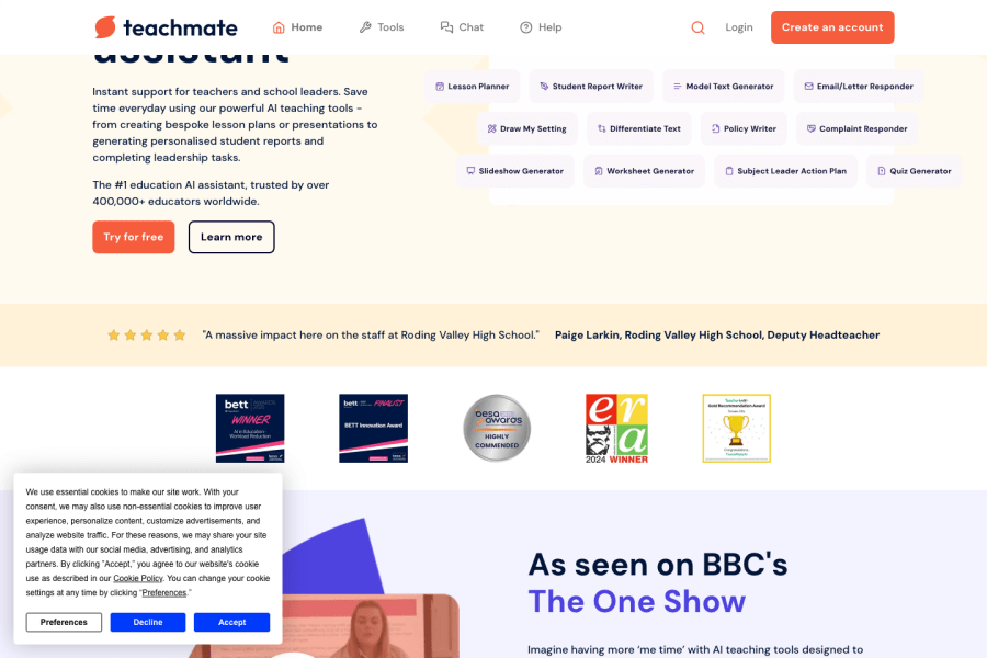 TeachMateAI — Other AI tool screenshot