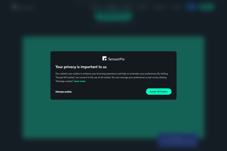 TensorPix — Image AI tool screenshot