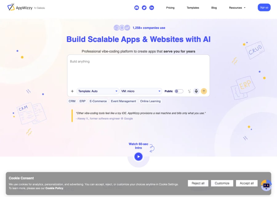 AppWizzy — Other AI tool screenshot