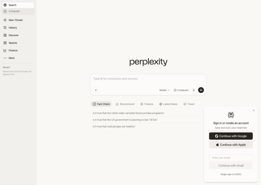 Perplexity preview