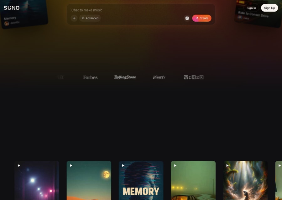 Suno preview