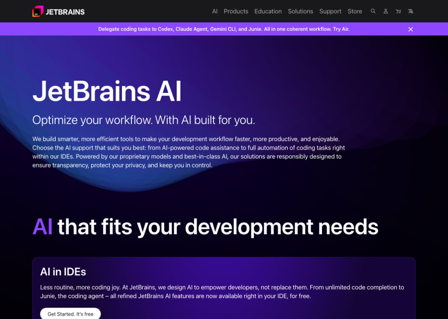 JetBrains AI preview
