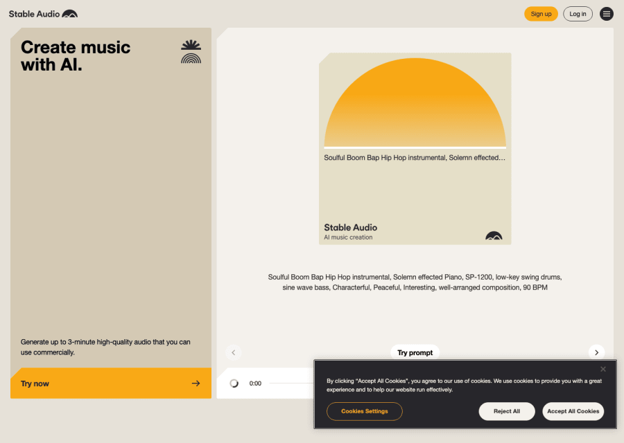 Stable Audio preview