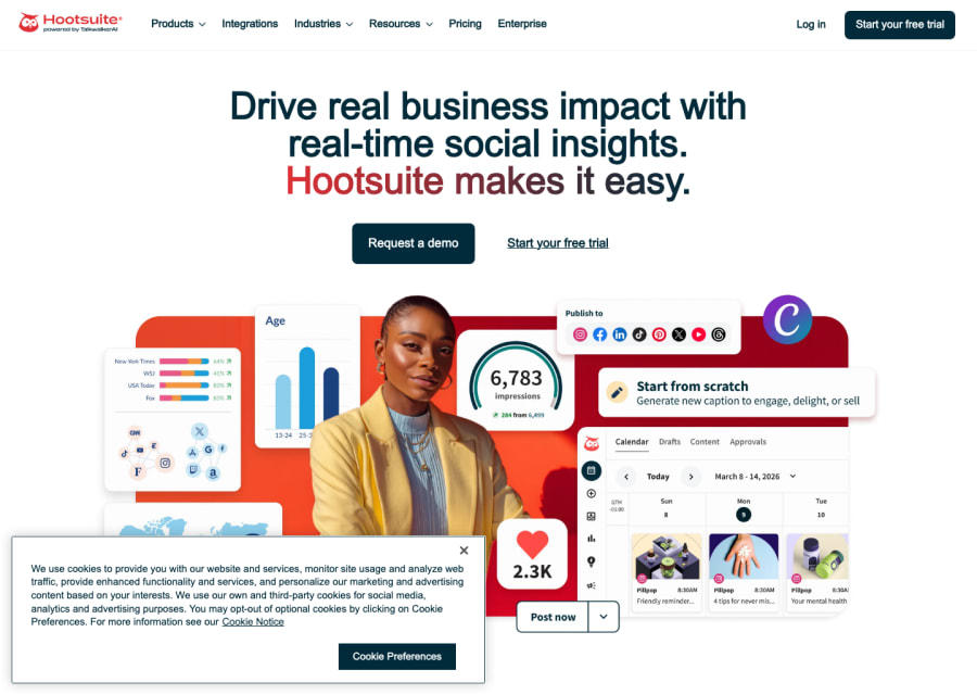 Hootsuite AI preview