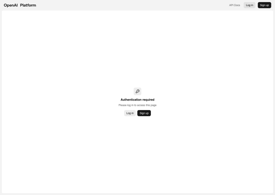 OpenAI Playground preview