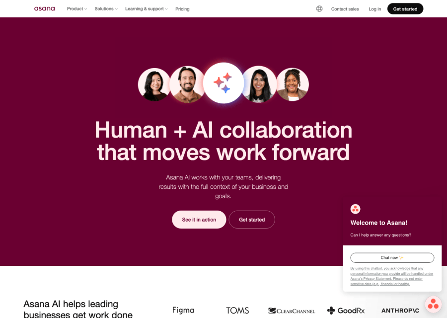 Asana AI preview