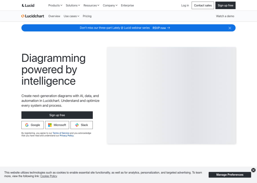 Lucidchart AI preview