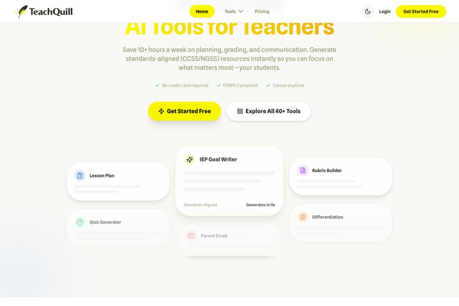 TeachQuill — Text AI tool screenshot
