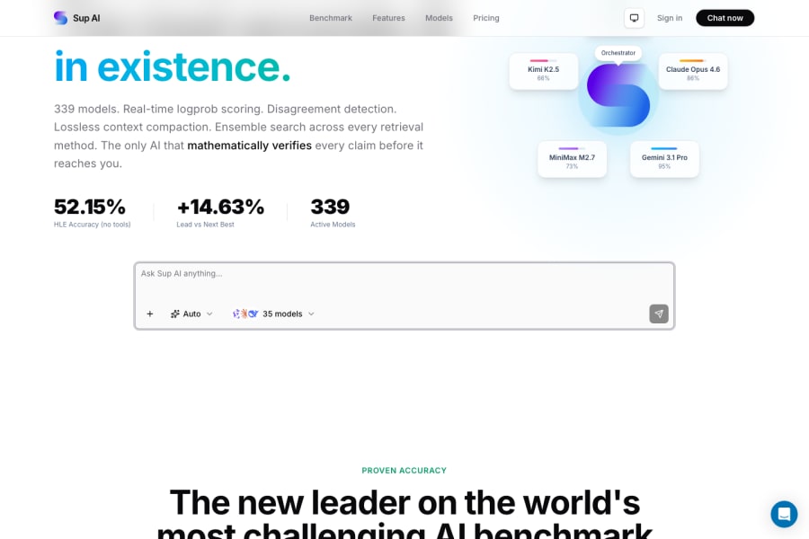 Sup AI — Text AI tool screenshot