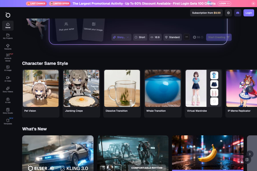Elser AI — Video AI tool screenshot