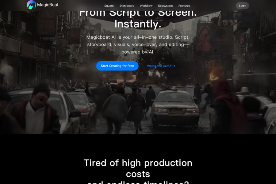 Magicboat AI — Video AI tool screenshot