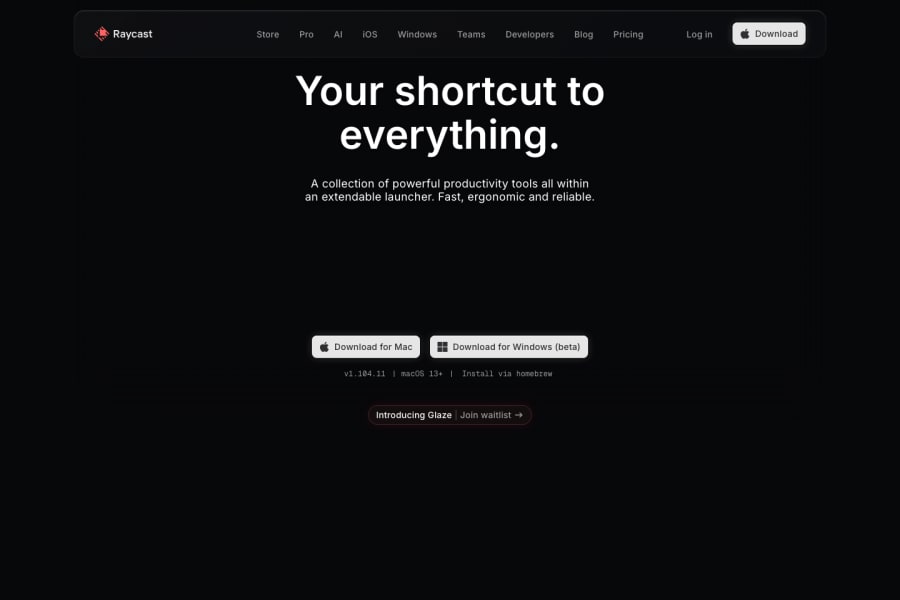 Raycast โ Code AI tool screenshot