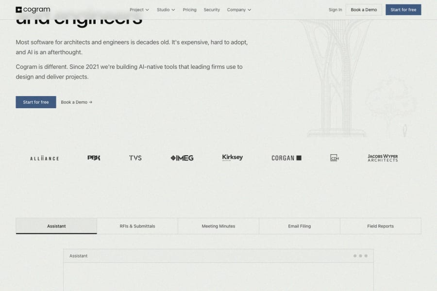 Cogram — Business AI tool screenshot