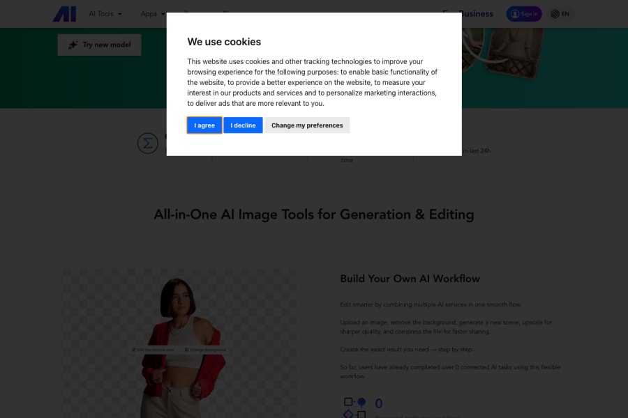 Nero AI — Image AI tool screenshot