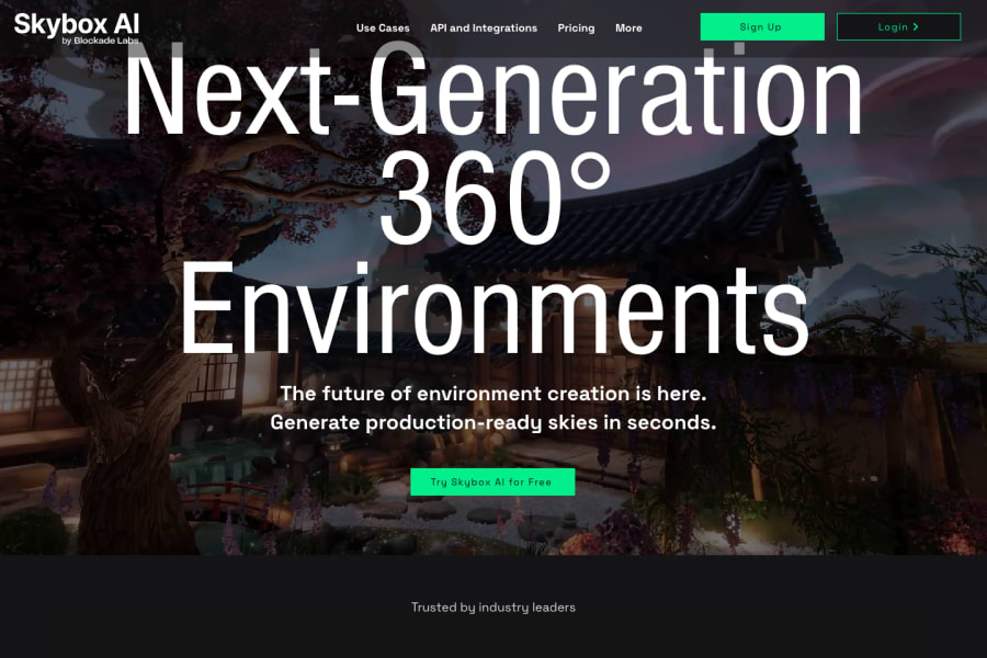 Blockade Labs — 3D AI tool screenshot