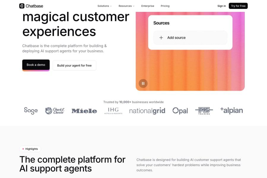 Chatbase — Other AI tool screenshot