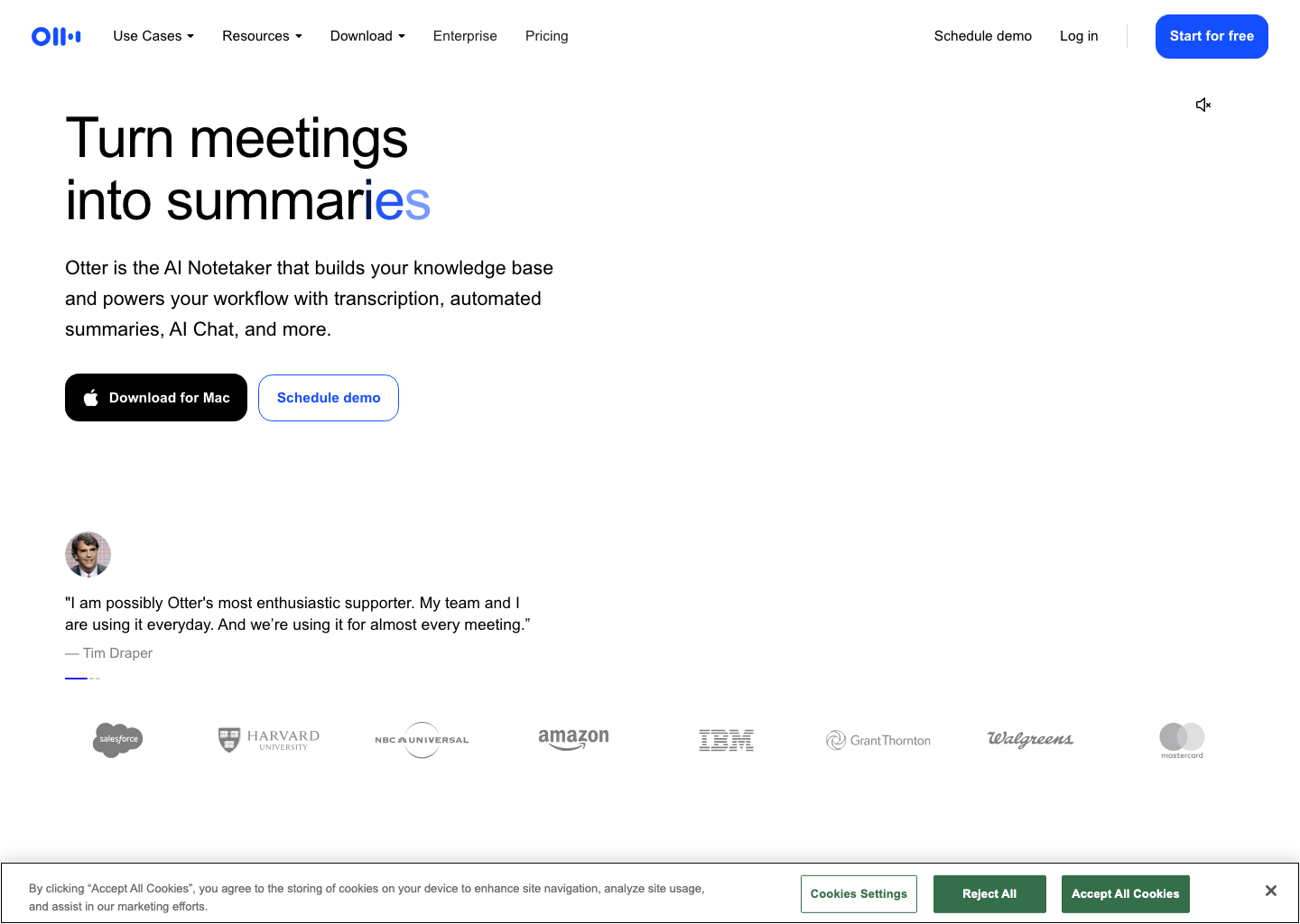 Otter.ai cover screenshot