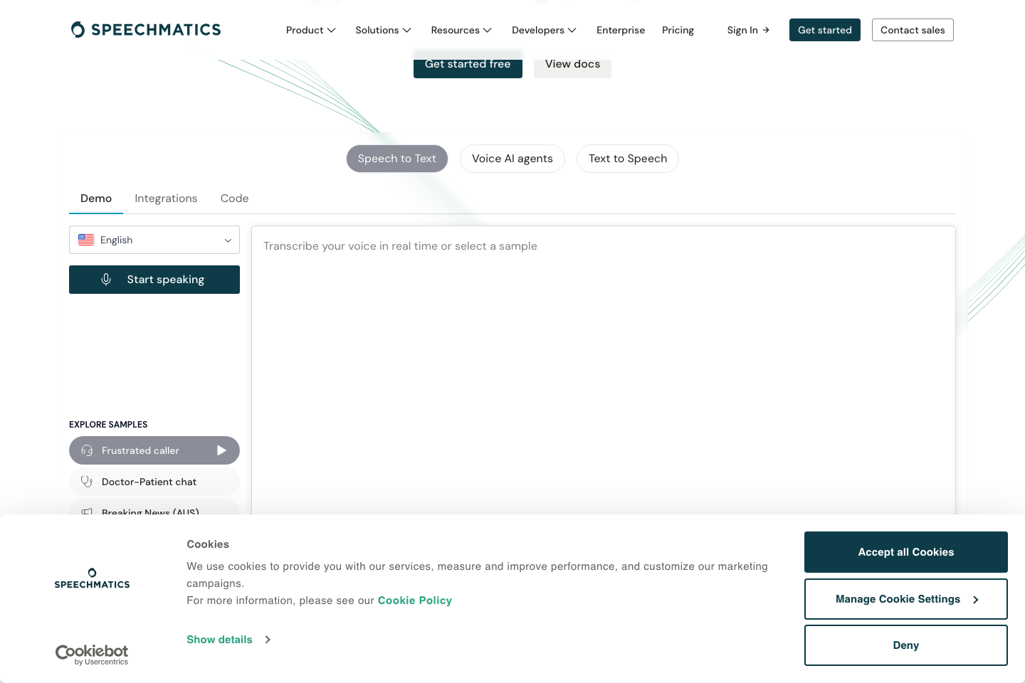 Speechmatics cover screenshot