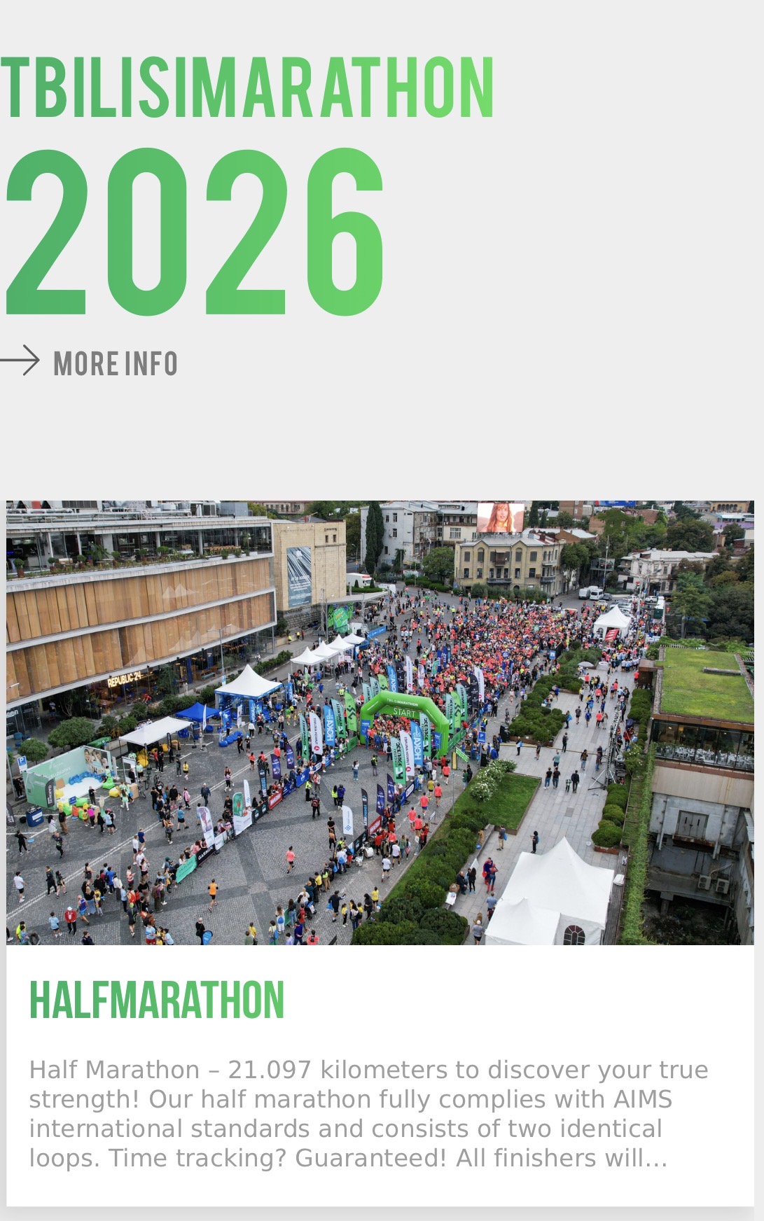Marathon de Tbilissi 2026