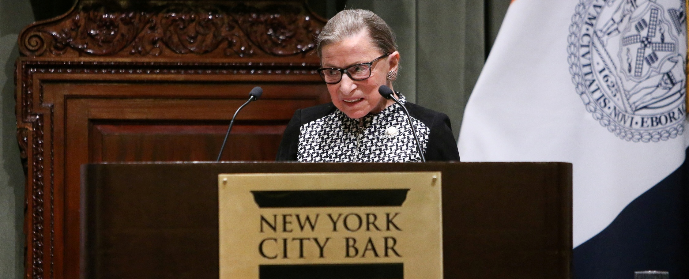 Ruth Bader Ginsburg at the City Bar