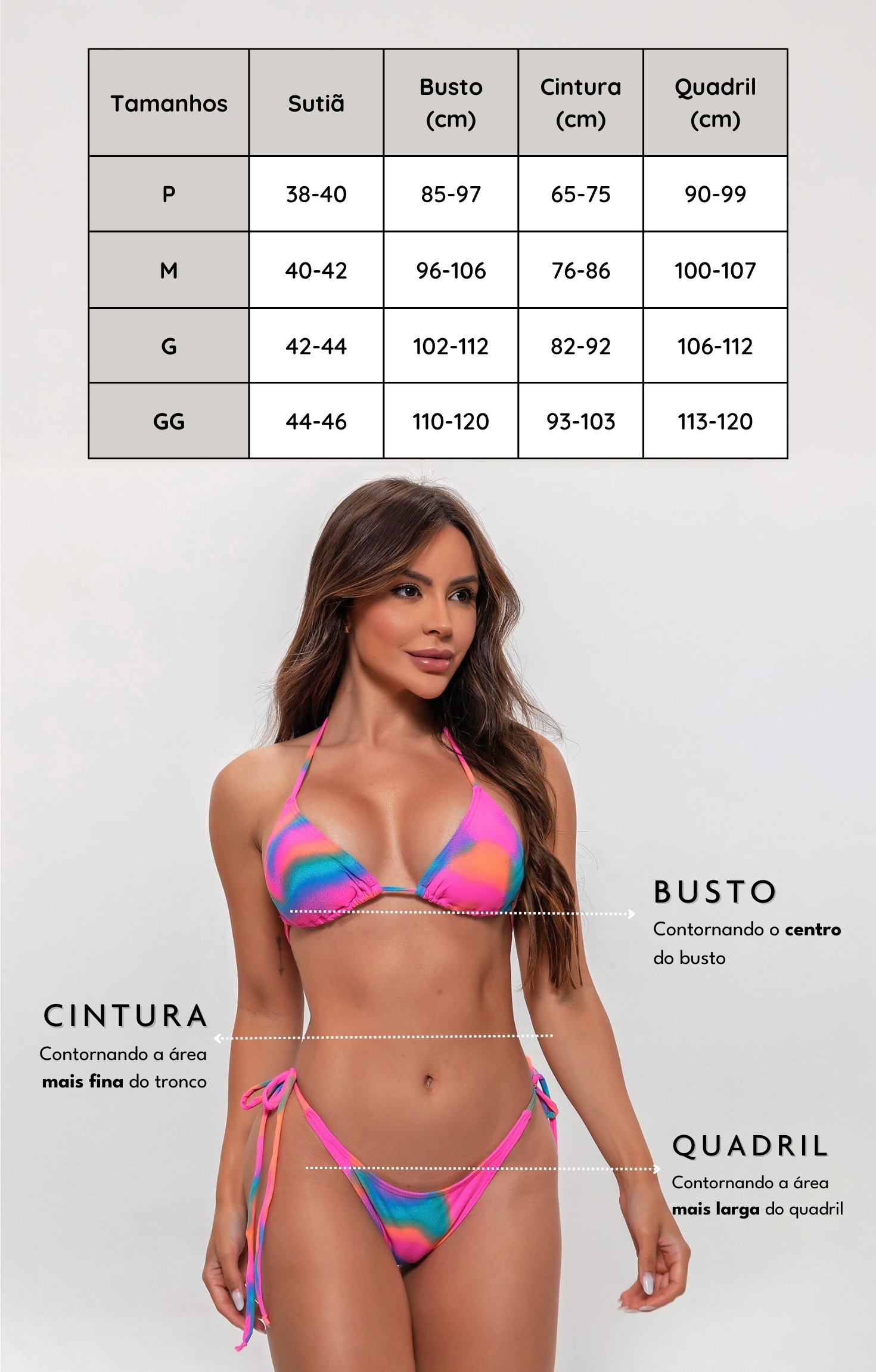 Tabela de medidas