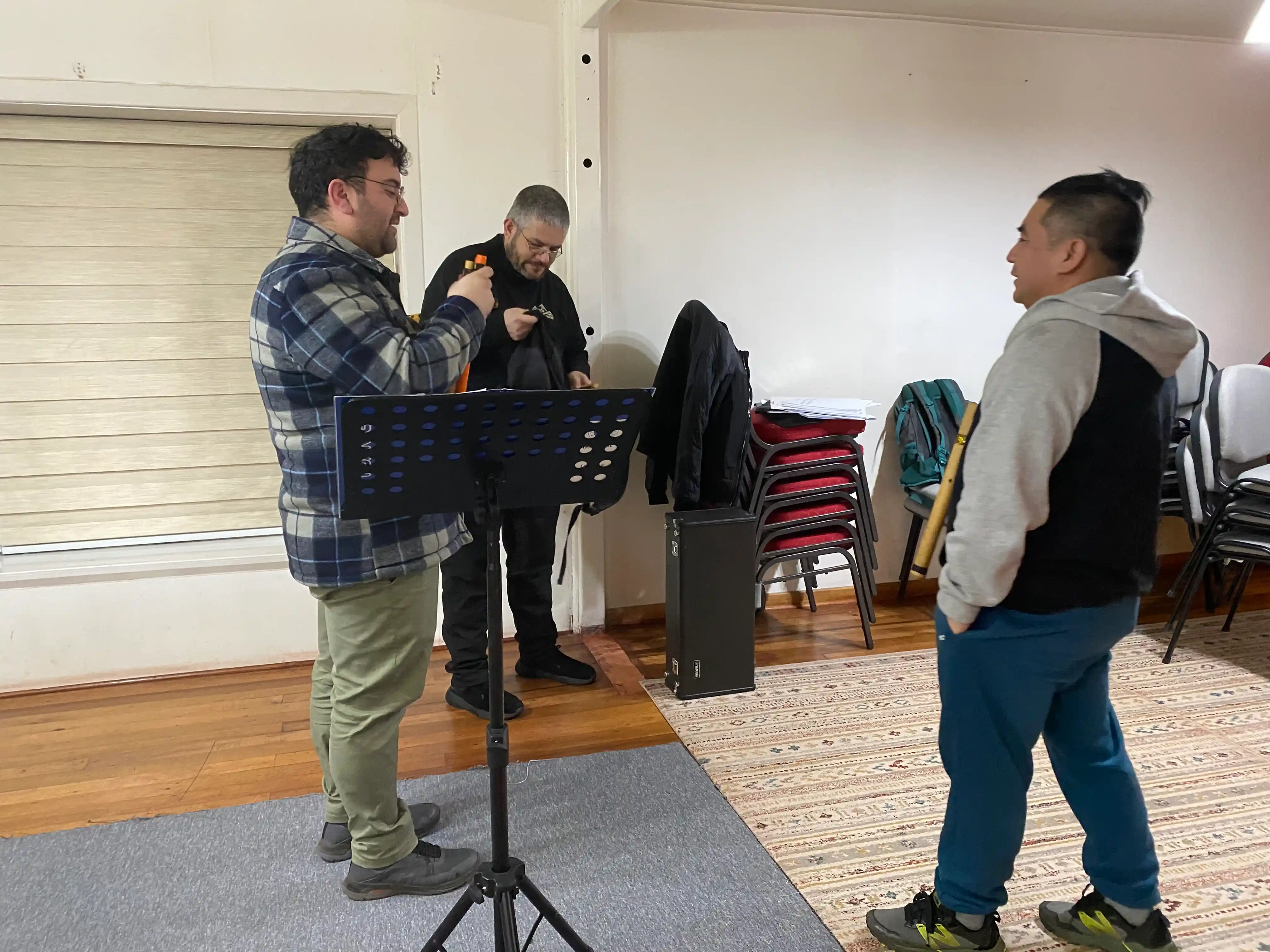 Taller de aerófonos andinos