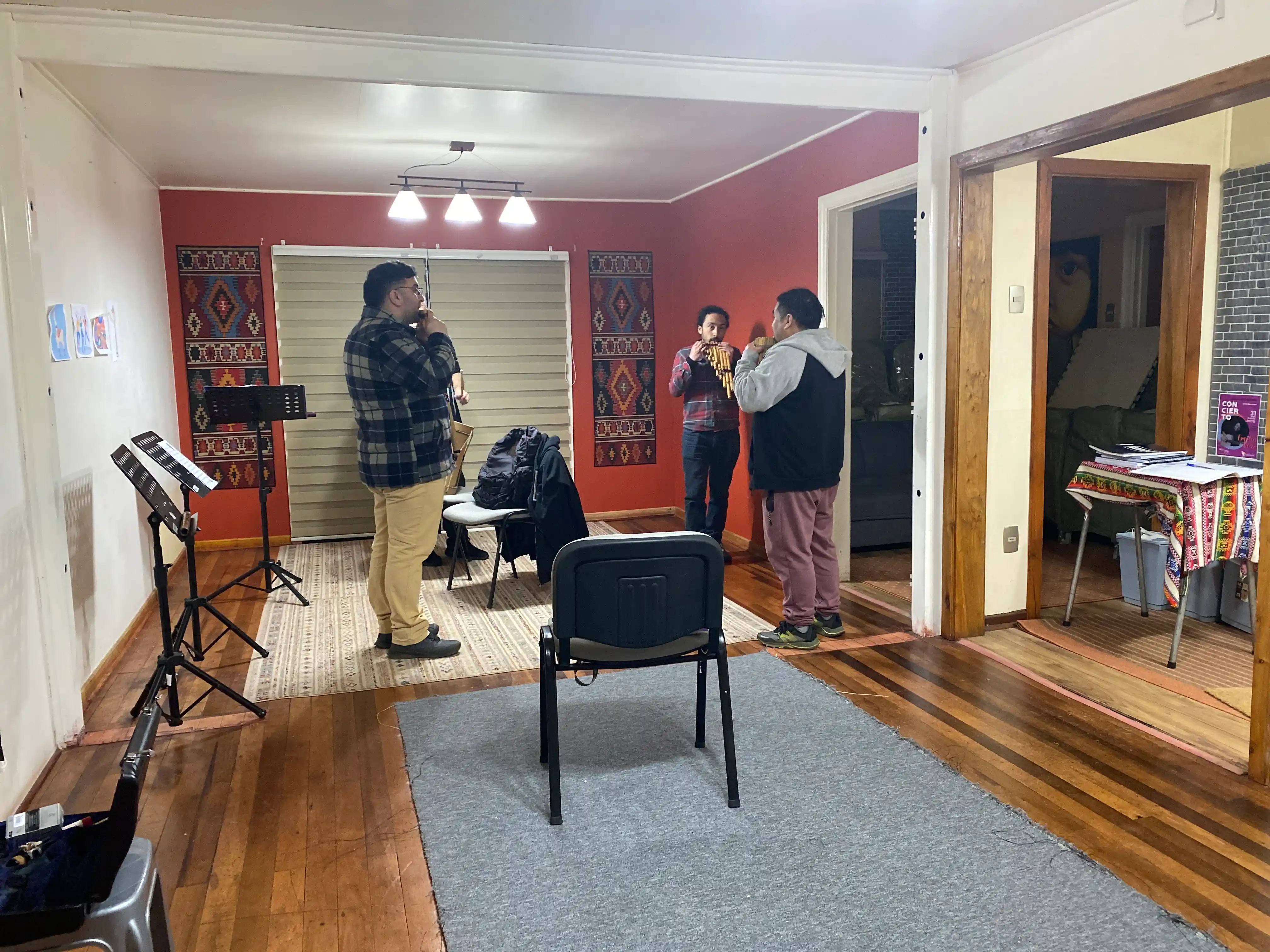 Taller de aerófonos andinos