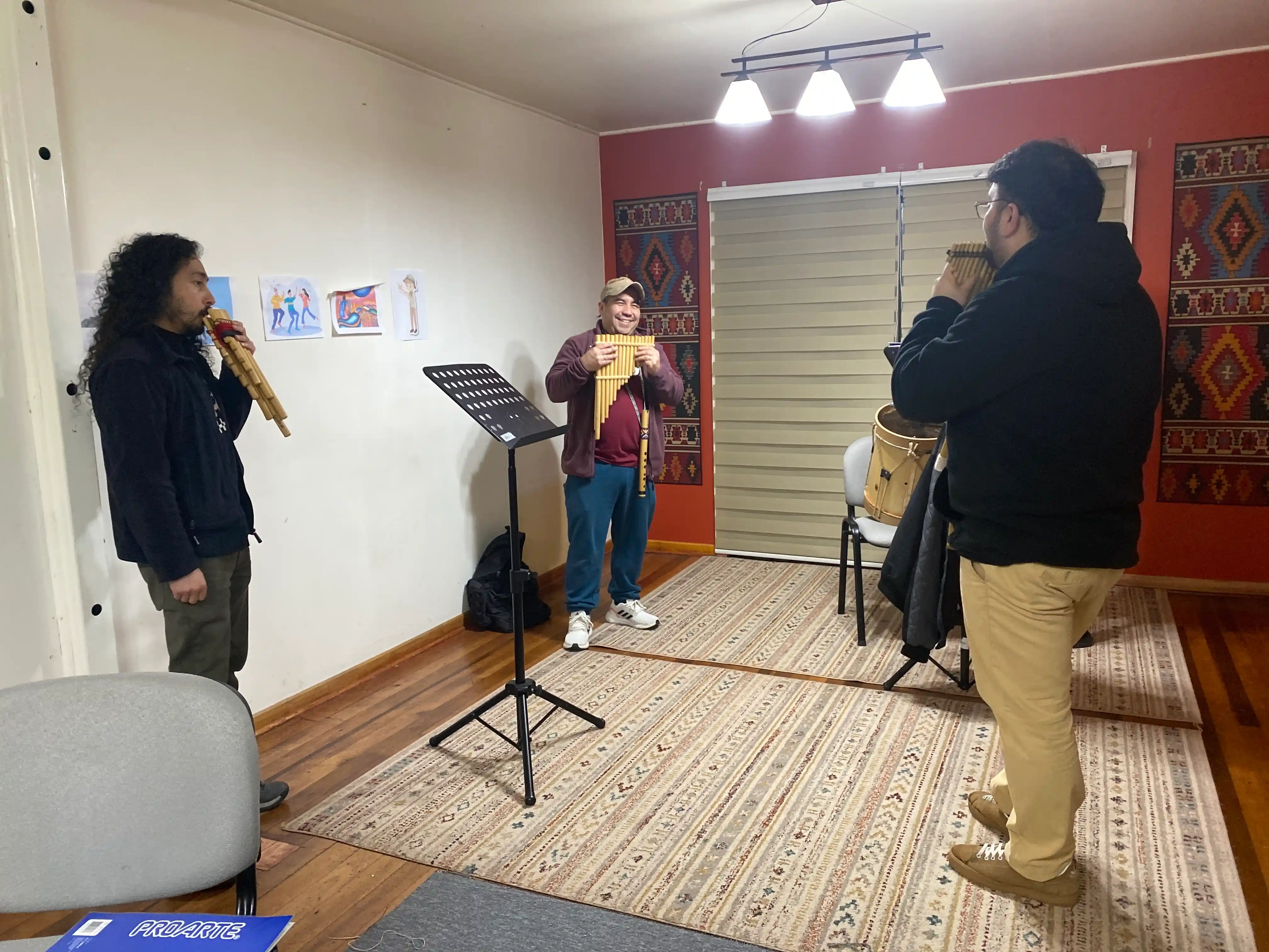 Taller de aerófonos andinos
