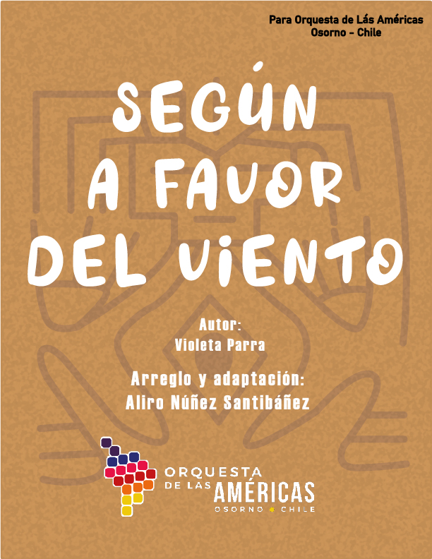 Partitura Según al favor del viento