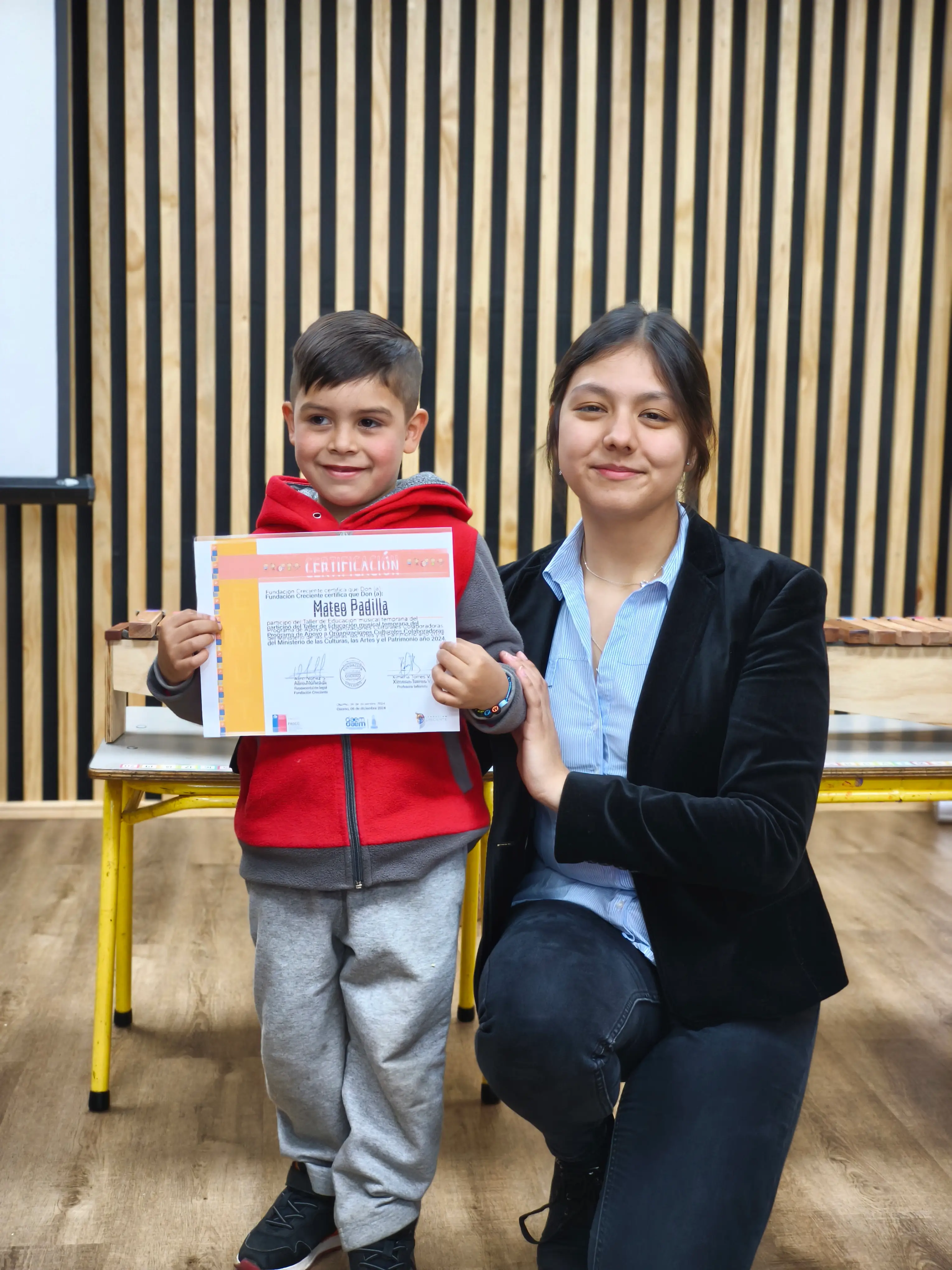 Finalización Programa educación musical temprana - Paul Harris
