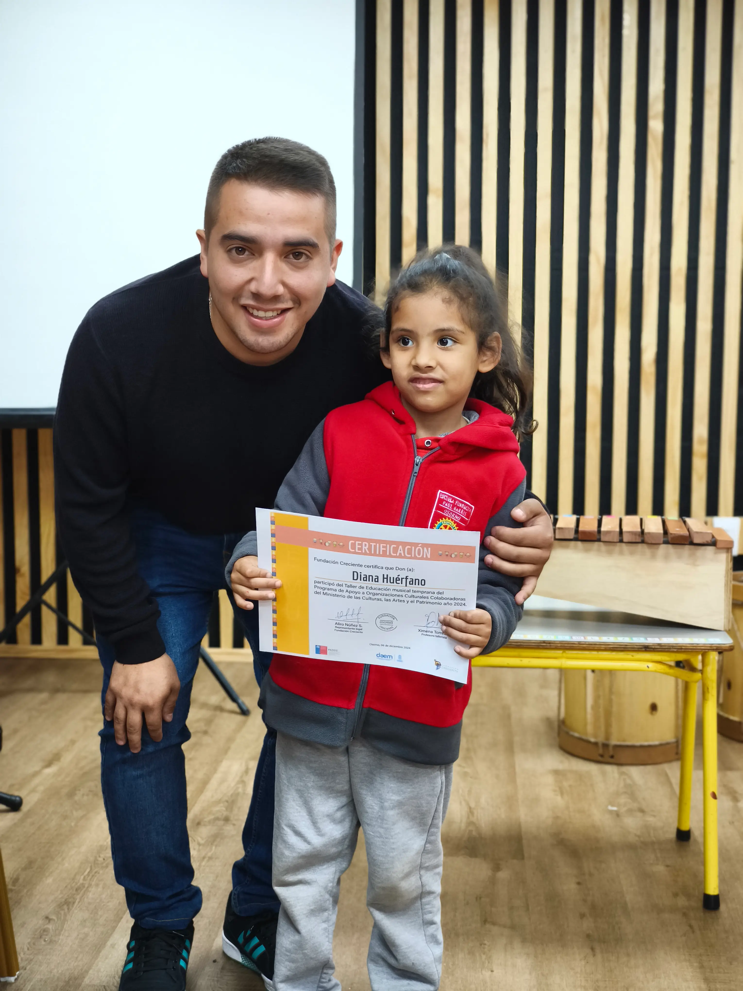 Finalización Programa educación musical temprana - Paul Harris