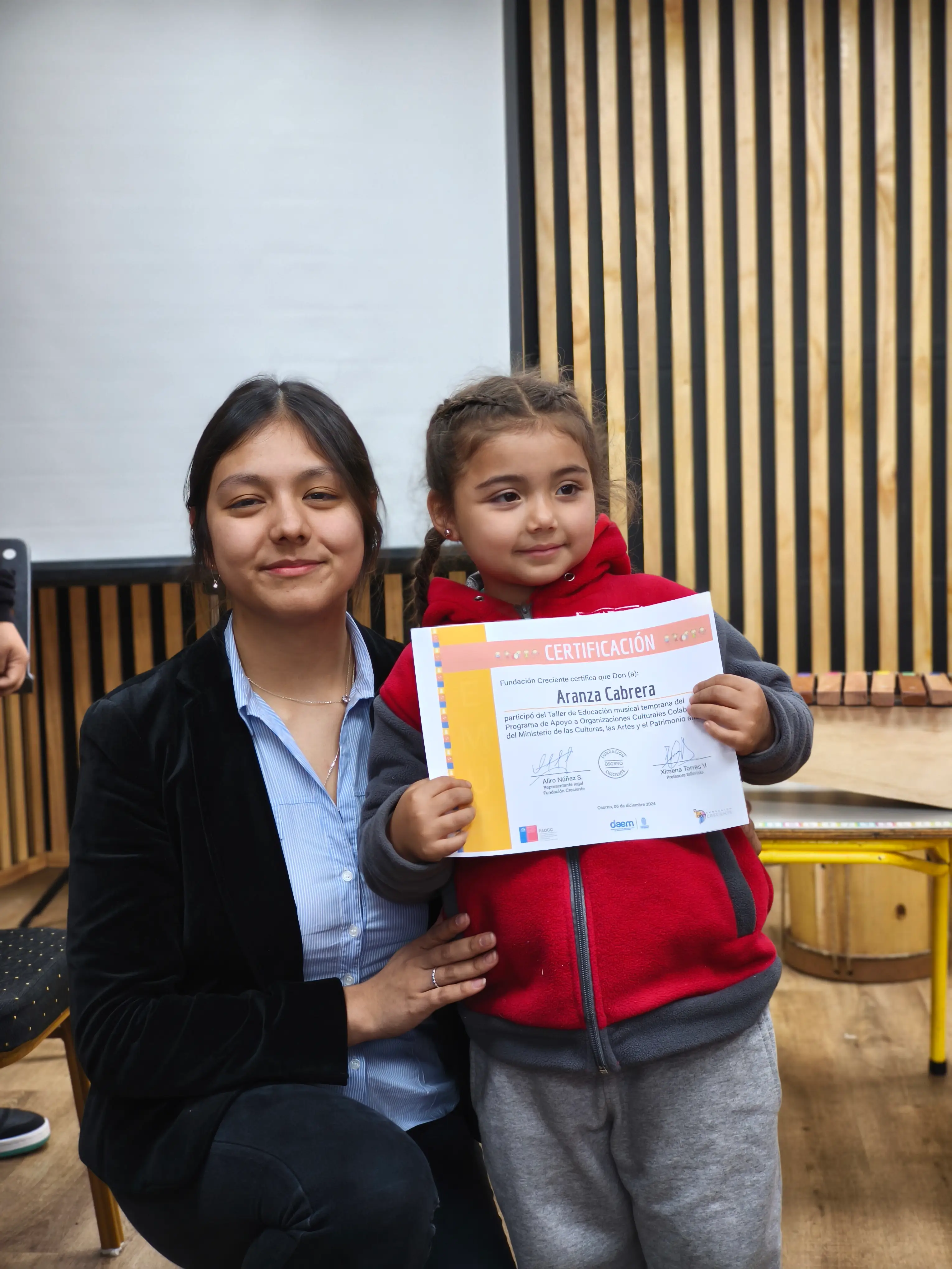 Finalización Programa educación musical temprana - Paul Harris